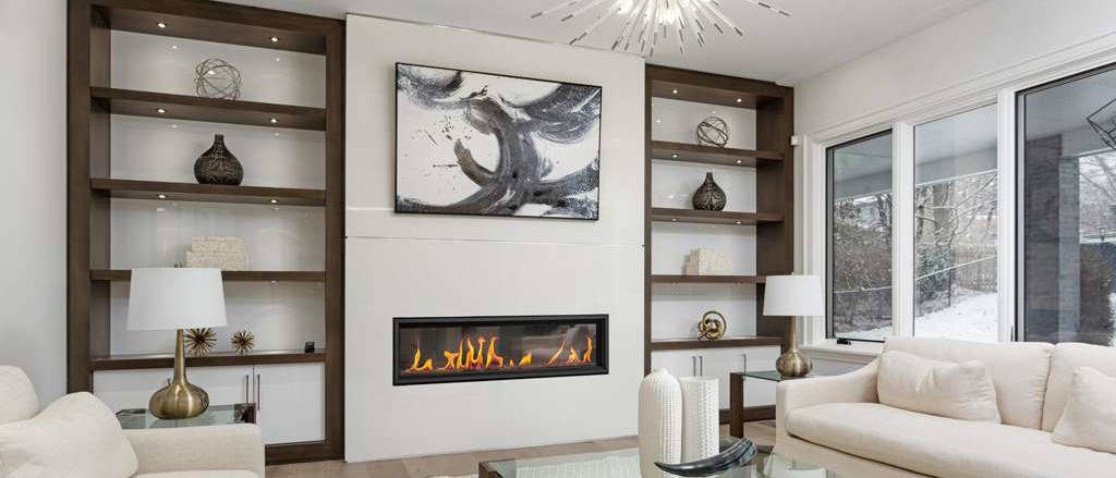 Custom fireplace