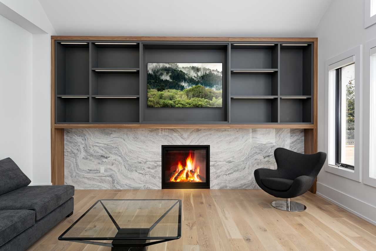 modern wall unit Fireplace 22
